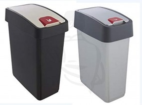 Abfallbehälter mit Flip-Deckel, 10 Liter für die tägliche Abfallentsorgung