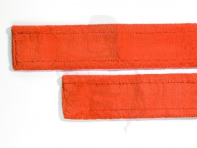 Feuchtwischbezüge Microfaser Trockenmopp orange, 40cm, bestens für die Trockenreinigung geeignet