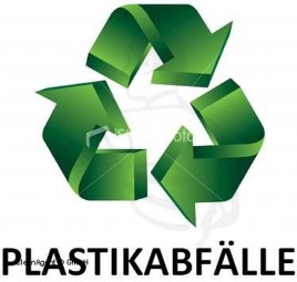 Etiketten für Deckel (Mülltrennung), selbsklebend in Hochglanzfolie passend zu Mülltrennsystem